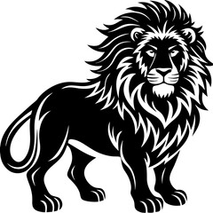 Obraz premium Animals silhouette vector image