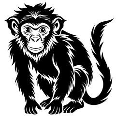 Obraz premium Animals silhouette vector image