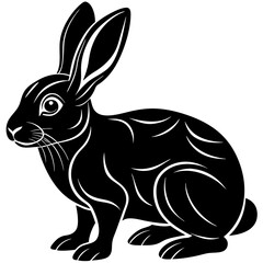 Obraz premium Animals silhouette vector image
