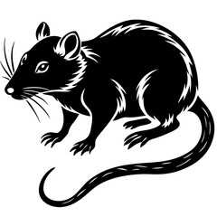 Obraz premium Animals silhouette vector image