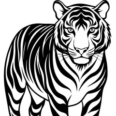 Animals silhouette vector image