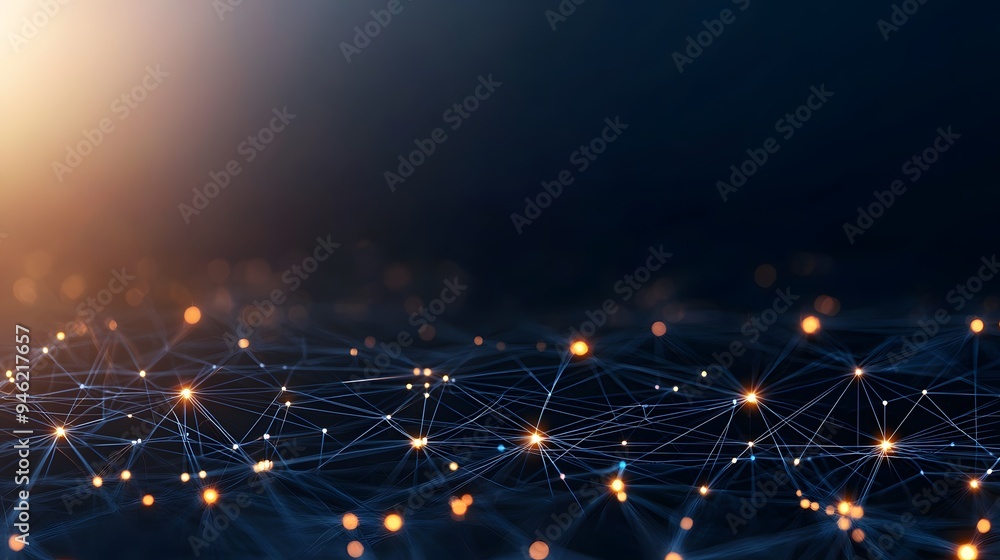 Poster a computer generated image of a starry sky with a bright sun in the background