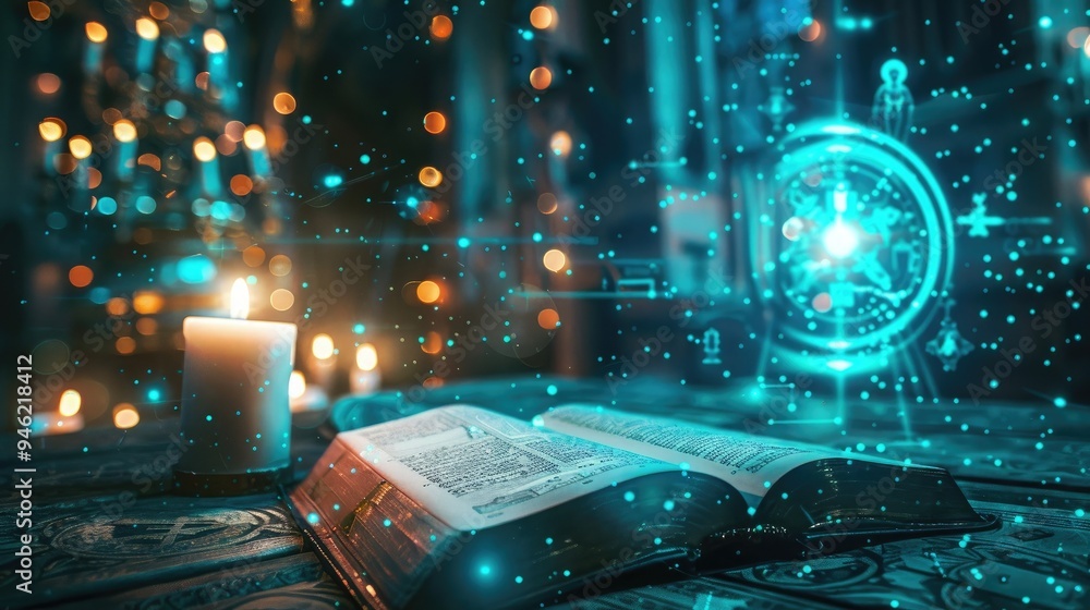 Poster digital devotion: how technology is transforming religious beliefs and practices