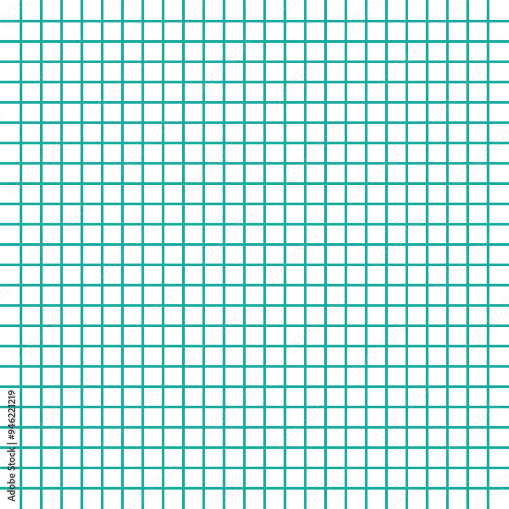 Poster square wire fence mesh. blue check and grid seamless vector pattern.