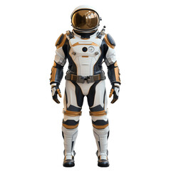 Fototapeta premium sci fi space suit astronaut isolated on transparent or white background 