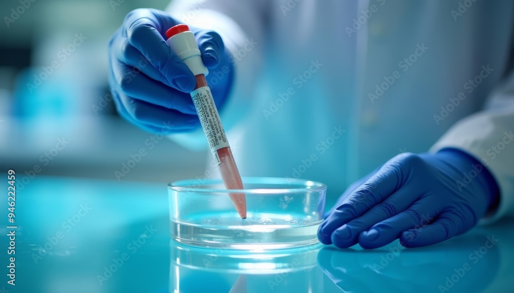 Poster precision in action a scientists delicate touch