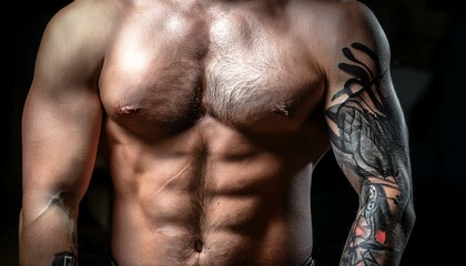 Tattooing the skin of a body, ink application