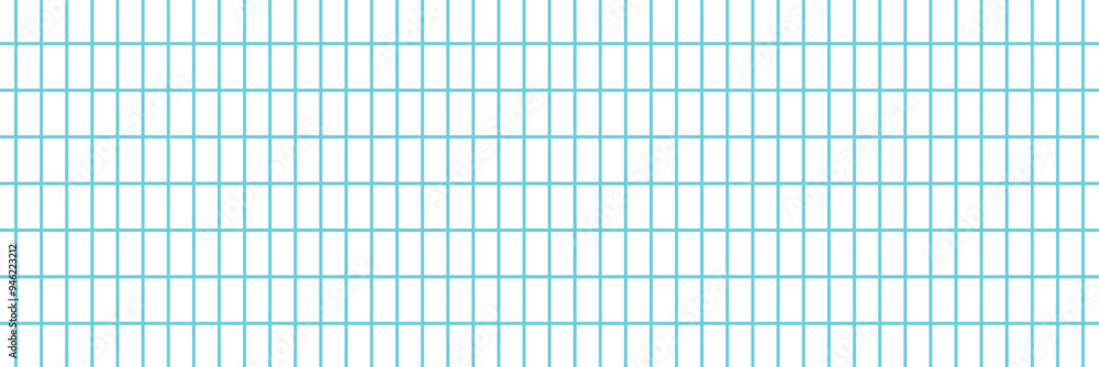 Poster square wire fence mesh. blue check and grid seamless vector pattern.