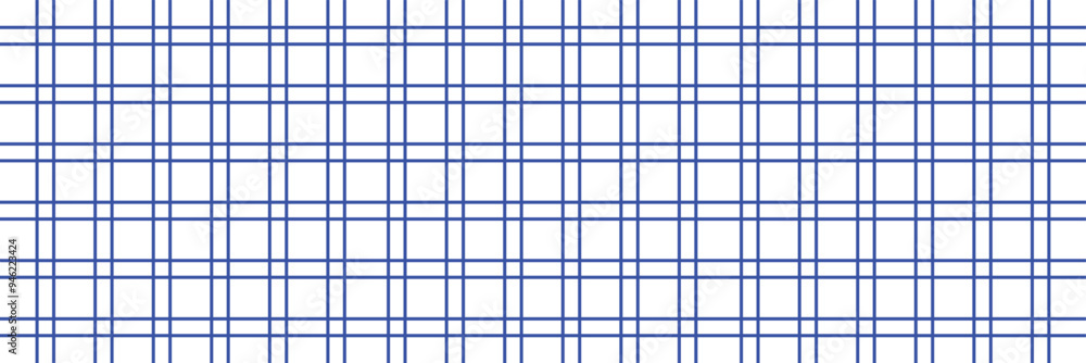 Poster square wire fence mesh. blue check and grid seamless vector pattern.