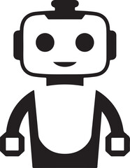 Unique logo silhouette vector art illustration