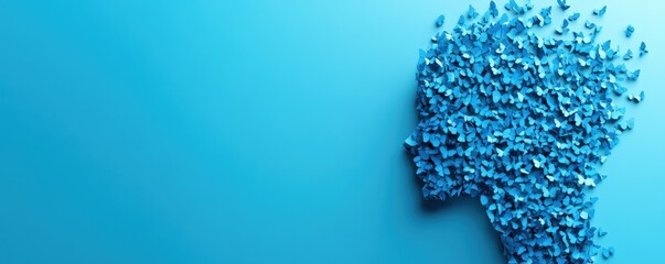 Obraz premium HR strategy, employee benefits, modern HR solutions, retention, comprehensive wellness, productivity boost, tailored benefits, blue background, text space.