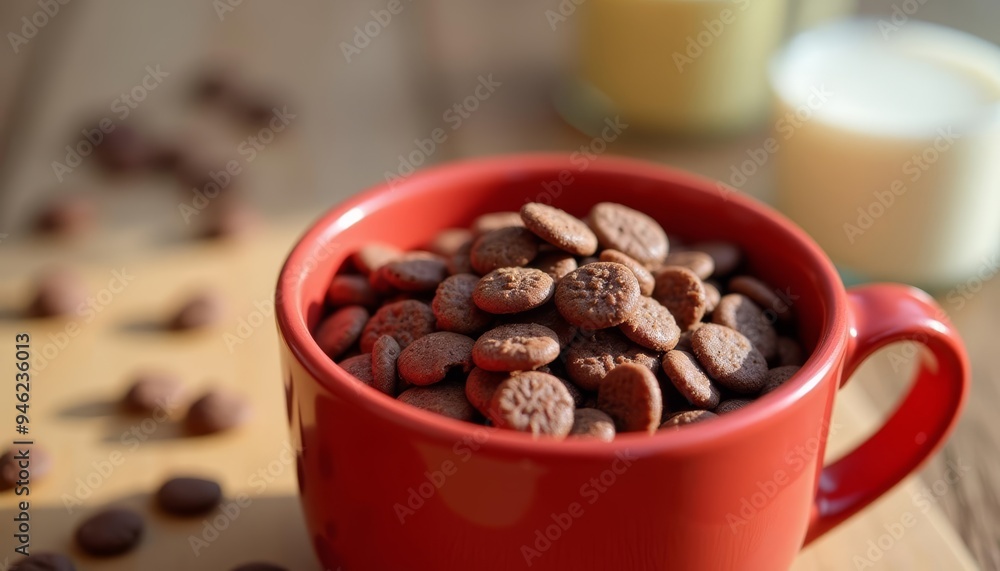 Wall mural  Deliciously indulgent chocolate chip cookies