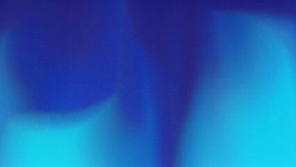 Abstract background Flat style. Freeform blue gradient color background with defocused blur grainy noise effects. Light and dark blue colors copy space text area with rays