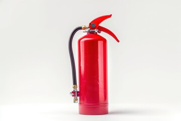 Obraz premium Red fire extinguisher for home and business safety