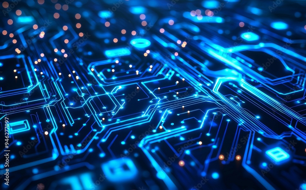 Poster hud technology digits innovation concept design background abstract