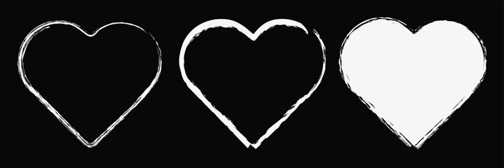 Love symbol. heart icon vector, solid logo illustration. Heart vector.