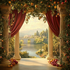 Idyllic Garden View.