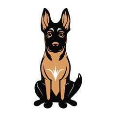 Dog clipart black and white vector images.