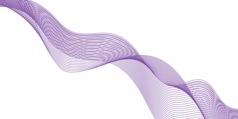 Fototapeta premium Abstract background with waves for banner. Web banner size. Abstract wave element for design. Element for design isolated on white and blue.