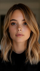 Headshot Beautiful Classy Executive Blonde