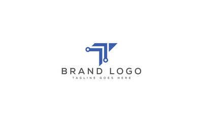 letter T logo design vector template design for brand.