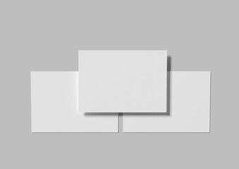 a4 ertificate blank mockup