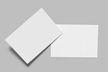 a4 ertificate blank mockup