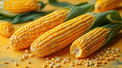 Fresh Yellow Corn on the Cob