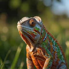 Obraz premium chameleon in garden