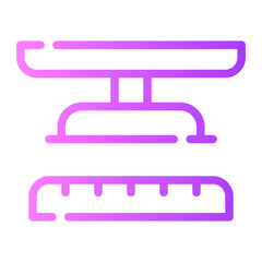 press machine gradient icon