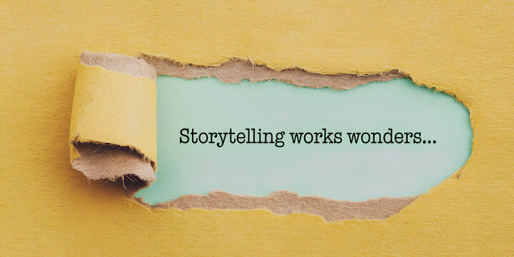 Using storytelling for marketing and brand awareness. Use of story in communication so that customers can resonate emotionally