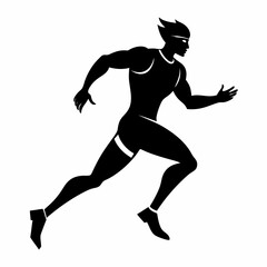 Athletics Black silhouette