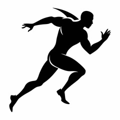 Athletics Black silhouette