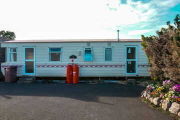 A caravan for living, situated in a rural area, perfect for a secluded retreat in nature