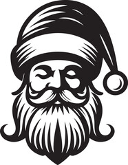 Merry Christmas Celebrate Season's Joyful Tidings with silhouette vector.
