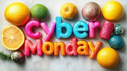 Colorful Cyber Monday Sale