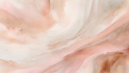 Abstract oil painting background in beige hues, featuring bold strokes and rich textures.