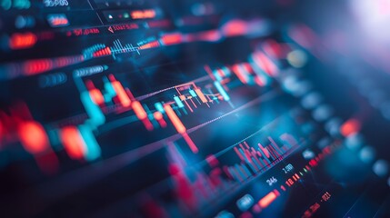 Stock market trends with financial growth and exchange data