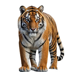 Fototapeta premium tiger isolated on with PNG transparent background image