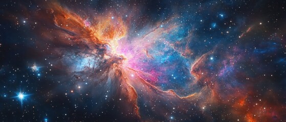 Obraz premium Space Nebula and Stars