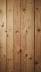 Obraz premium Rustic wooden plank background with natural grain and subtle knots in warm, earthy tones, creating a cozy, organic feel perfect for farm-to-table branding, nature-themed designs, or home decor.