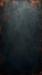 Textured grunge background in dark charcoal with hints of rust, featuring rough textures, scratches, and a distressed appearance, perfect for edgy, bold designs or contrasting refined elements.