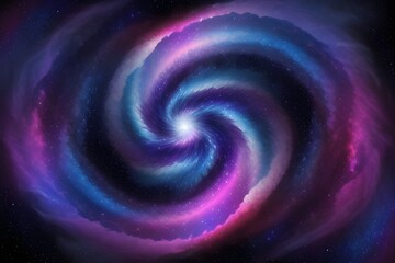 Swirlin dynamic vortex of cosmic energy background with vibrant shades