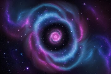 Swirlin dynamic vortex of cosmic energy background with vibrant shades