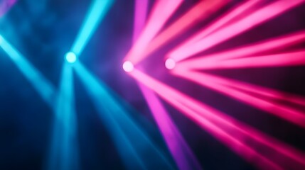Dramatic Chiaroscuro Lighting Effects with Energetic Neon Hues for Electronic Music Album Cover