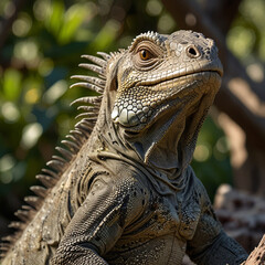 Obraz premium iguana in the zoo