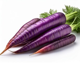 purple carrot isolated on white background