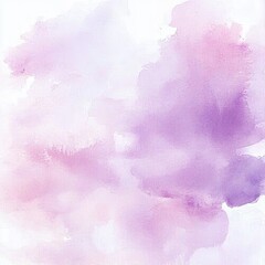 Fototapeta premium A soft and dreamy watercolor background in shades of purple, perfect for artistic projects or creative designs.