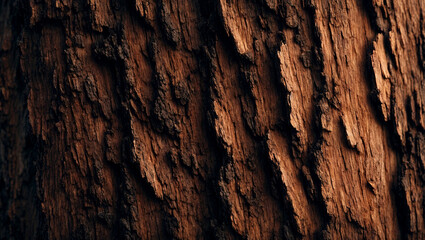 close macro shot of a tree bark