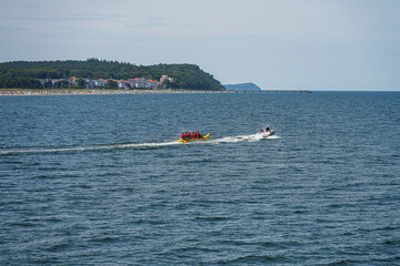 Blick Richtung Seebad Bansin auf Usedom